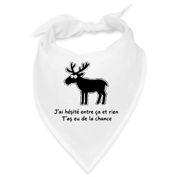 Lustiges Weihnachtsmann-Geschenk – Idee Weihnachtshumor - Bandana - Weiß - Vorne