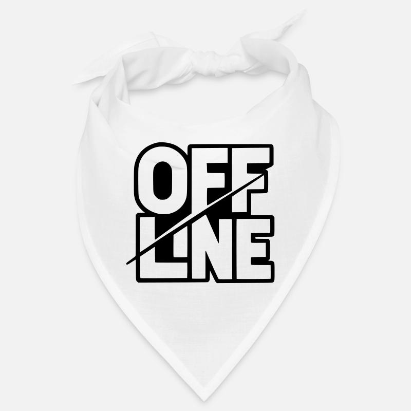Offline Lettering - Typography Design Bandana