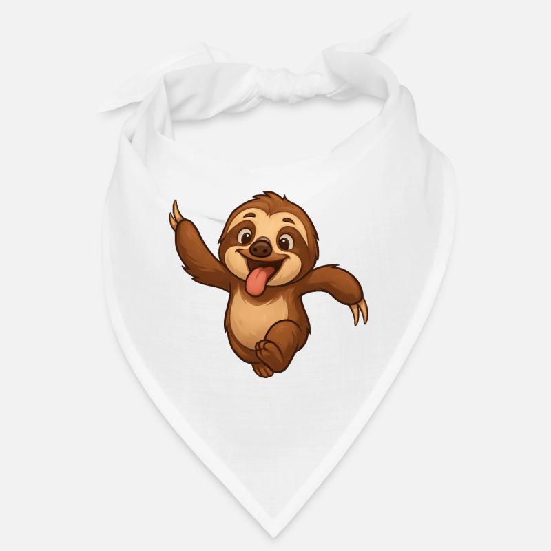 Sloth Friendship Race Funny Bandana