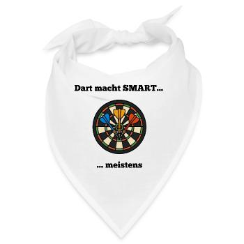Buntes Dartboard mit Pfeilen - Bandana - Weiß - Vorne