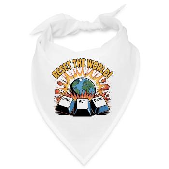 Reset the World Keyboard Reboot - Bandana - Weiß - Vorne