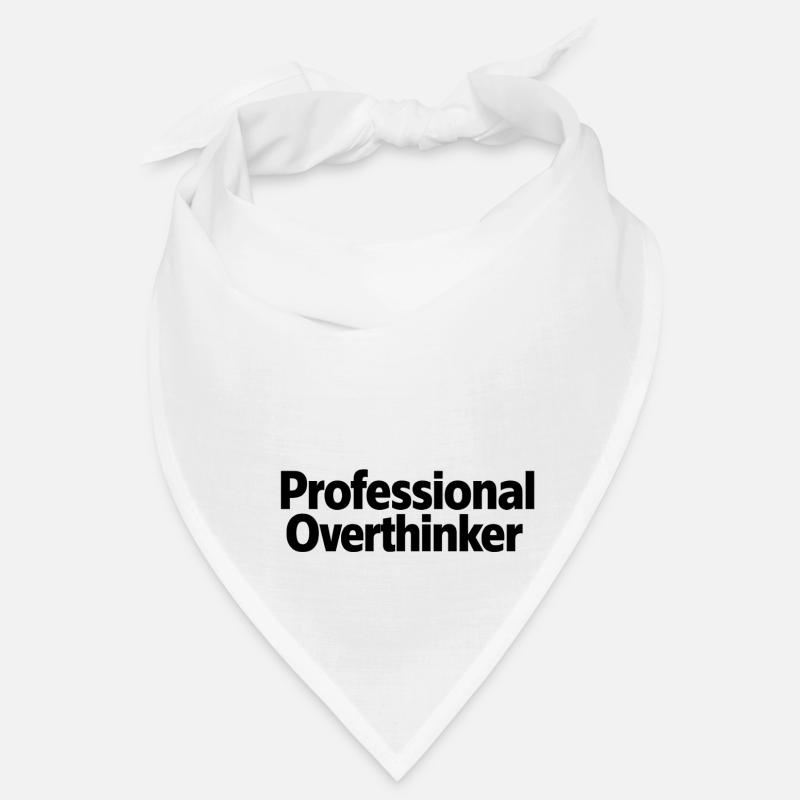 Professional Overthinker Minimalist Bandana