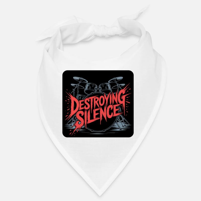 Drummer Drumset Design Bandana