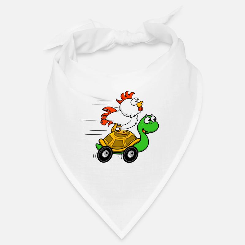 Poulets sur la charrette de la Tortue Bandana