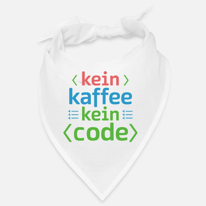 No Coffee No Code Programmeur Informaticien Bandana