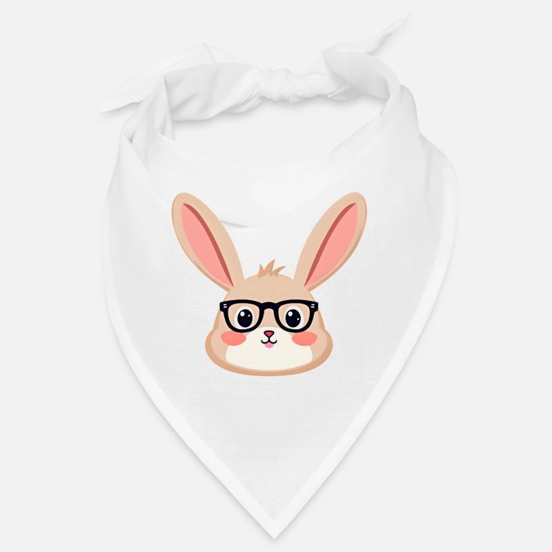 Lapin avec des lunettes Bandana