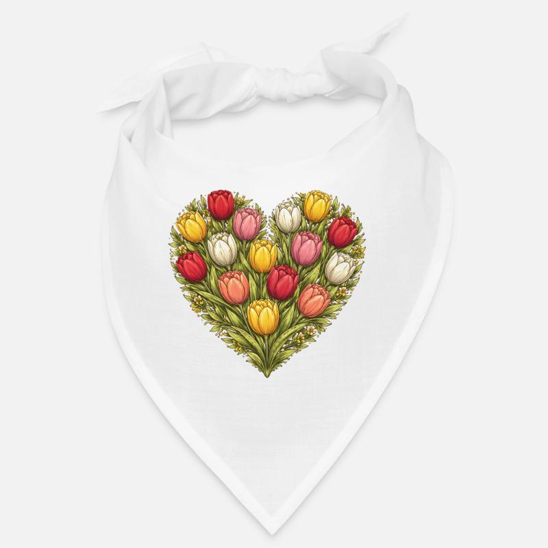Bouquet de cœur de tulipe Bandana