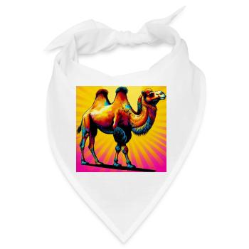 Kamel - Bandana - Weiß - Vorne