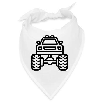Monstertruck - Bandana - Weiß - Vorne