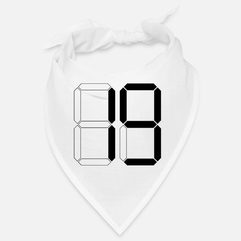 NUMBER 19 Nineteen Birthday Gift Digital Bandana