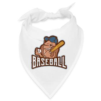 Rogue Batter Baseball-Maskottchen - Bandana - Weiß - Vorne
