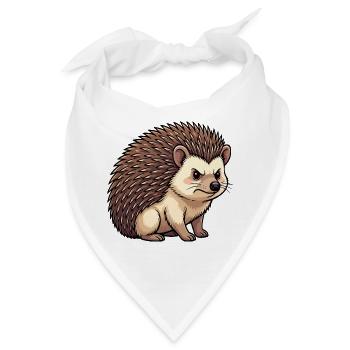 Igel Igelliebhaber Igelbesitzer Igelhalter Stachel - Bandana - Weiß - Vorne