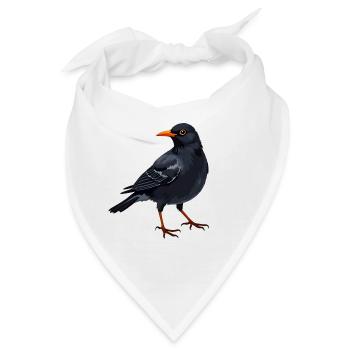Amsel - Bandana - Weiß - Vorne