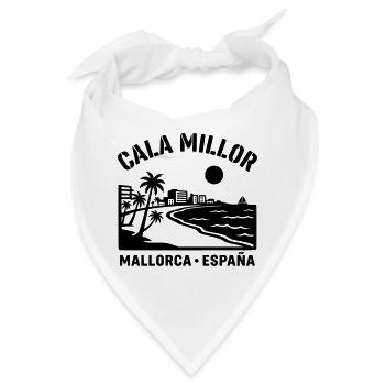 cala millor Mallorca - Bandana - Weiß - Vorne