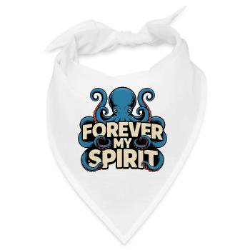 Forever My Spirit Octopus - Bandana - Weiß - Vorne