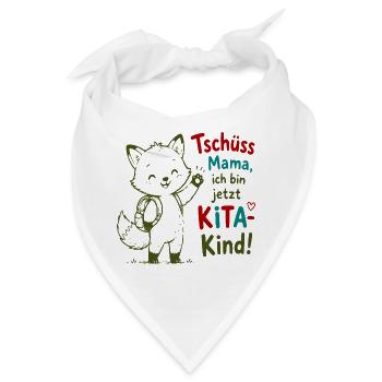Kita Abschiedskind - Bandana - Weiß - Vorne