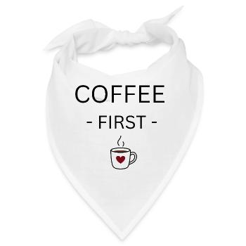 Herzbecher KaffeeLiebe - Bandana - Weiß - Vorne