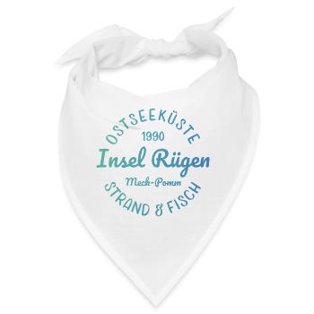 Ostseeküste - Insel Rügen - Bandana - Weiß - Vorne