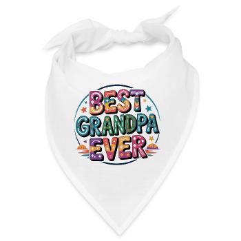 Beste Oma Ever - Bandana - Weiß - Vorne