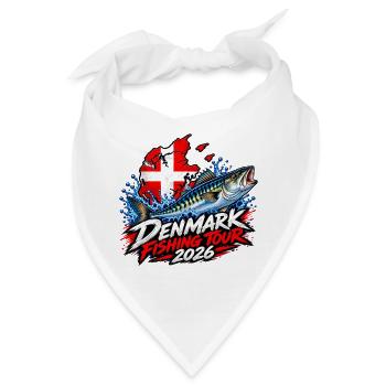 Dänemark Angeltour 2026 Makrele - Bandana - Weiß - Vorne