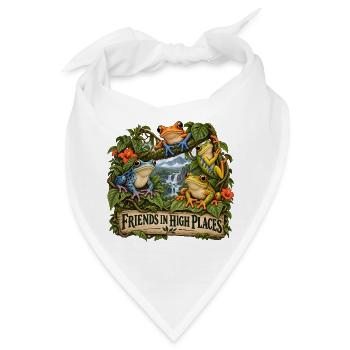 Bunte Gartenvögel Vogelbeobachtung Natur Vogellieb - Bandana - Weiß - Vorne