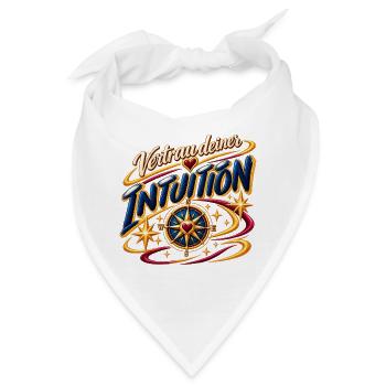 Vertrau deiner Intuition - Bandana - Weiß - Vorne