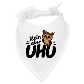 Klein aber UHU - Bandana - Weiß - Vorne