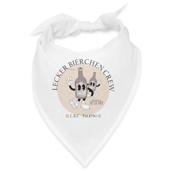 Biercrew - Internationaler BierTag  - Bandana - Weiß - Vorne