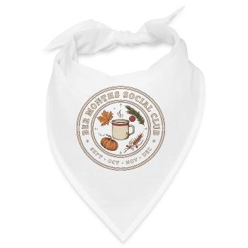 Ber Months Social Club Herbstzeit - Bandana - Weiß - Vorne