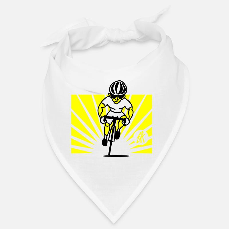 Radfahrer - Bandana - Weiß