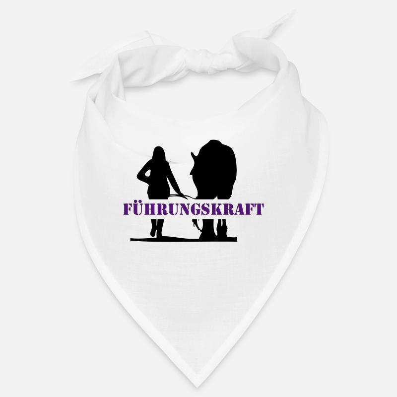 Pferd - Bandana - Weiß