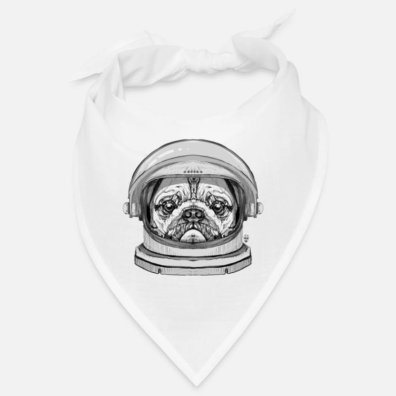 Mops Astronaut Bandana