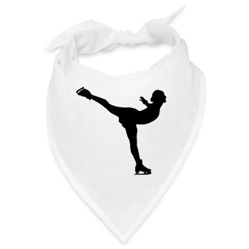 Eiskunstlauf - Bandana - Weiß - Vorne