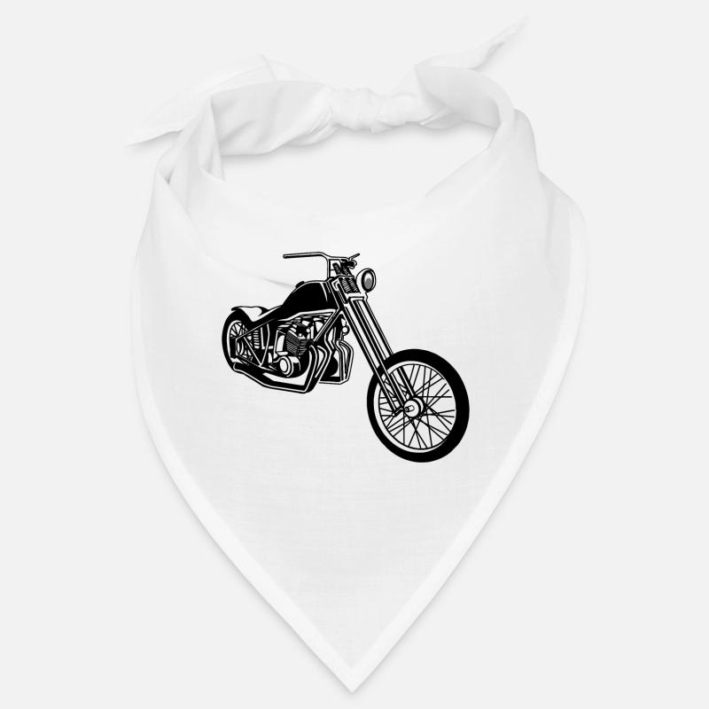 Chopper / moto bobber 01_schwarz Bandana