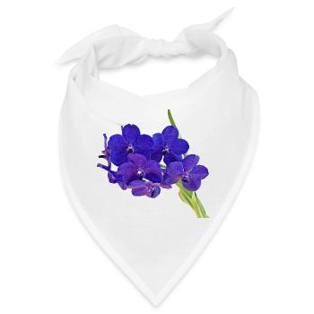 flowers lilies tulips orchids sunflower dahlia ger - Bandana - Weiß - Vorne