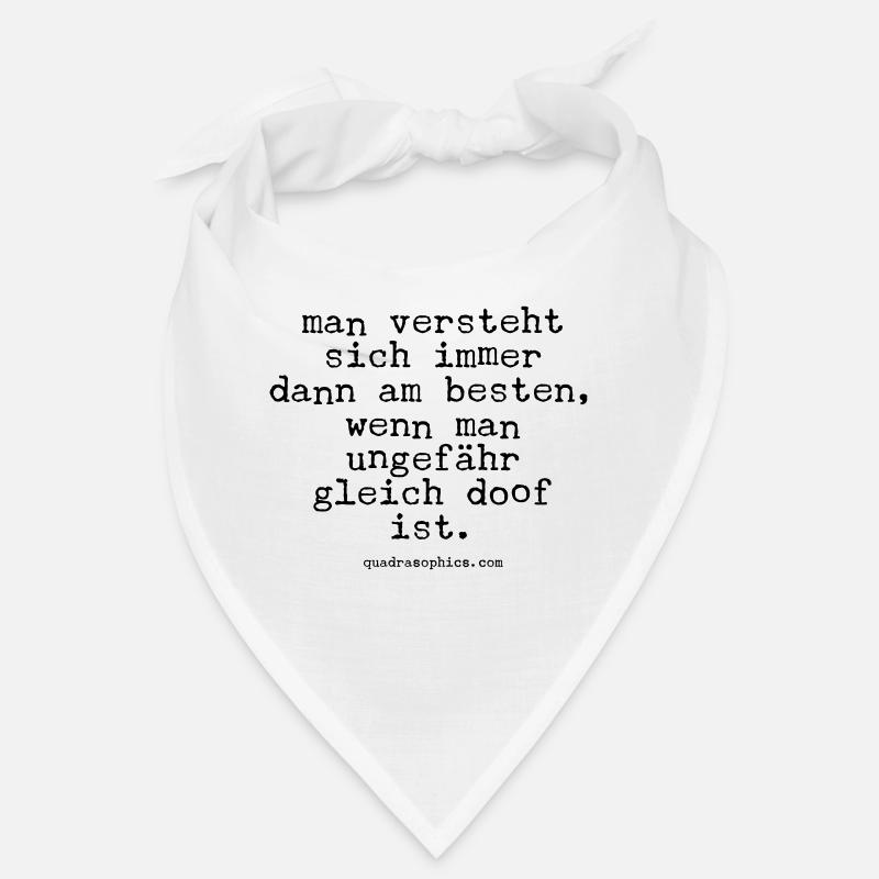 gleich doof Bandana