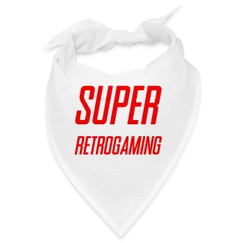 SUPER retrogaming - Bandana - Weiß - Vorne