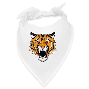 Tiger Merch - Bandana - Weiß - Vorne