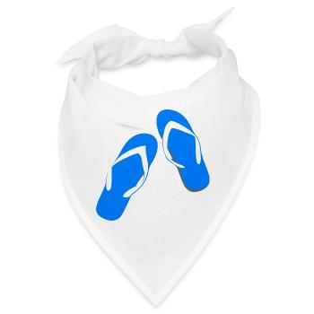 beach strand summer sommer vacation urlaub300 - Bandana - Weiß - Vorne