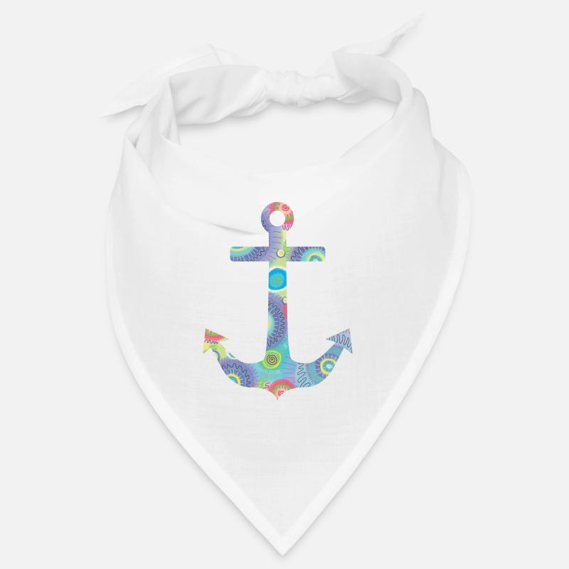 anchor - Bandana - white
