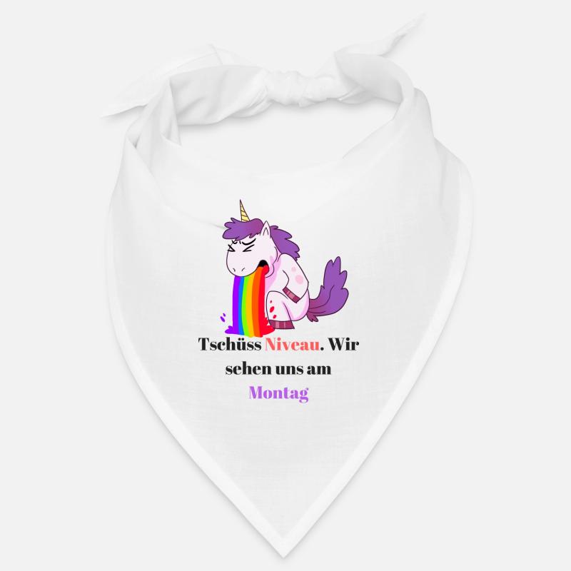 Einhorn Comic Sprüche Design Bandana