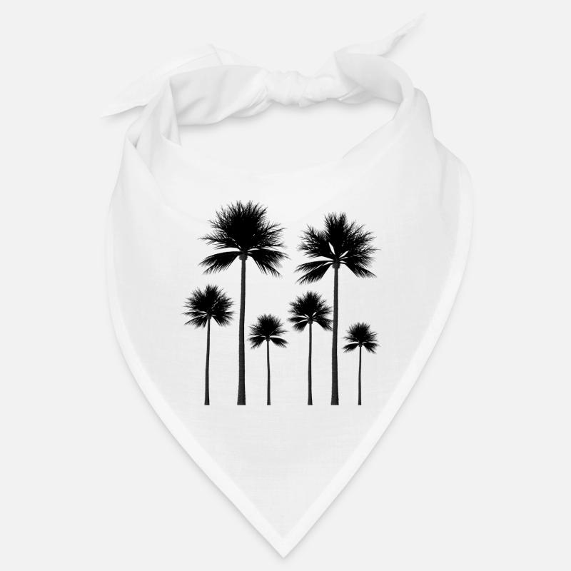 Palm trees silhouette summer gift Bandana