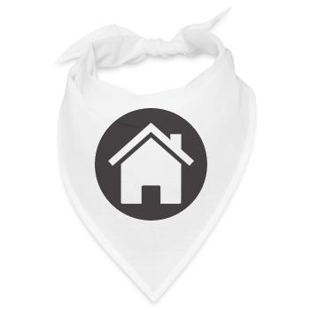 building house homes architektur haus gebaeude206 - Bandana - Weiß - Vorne