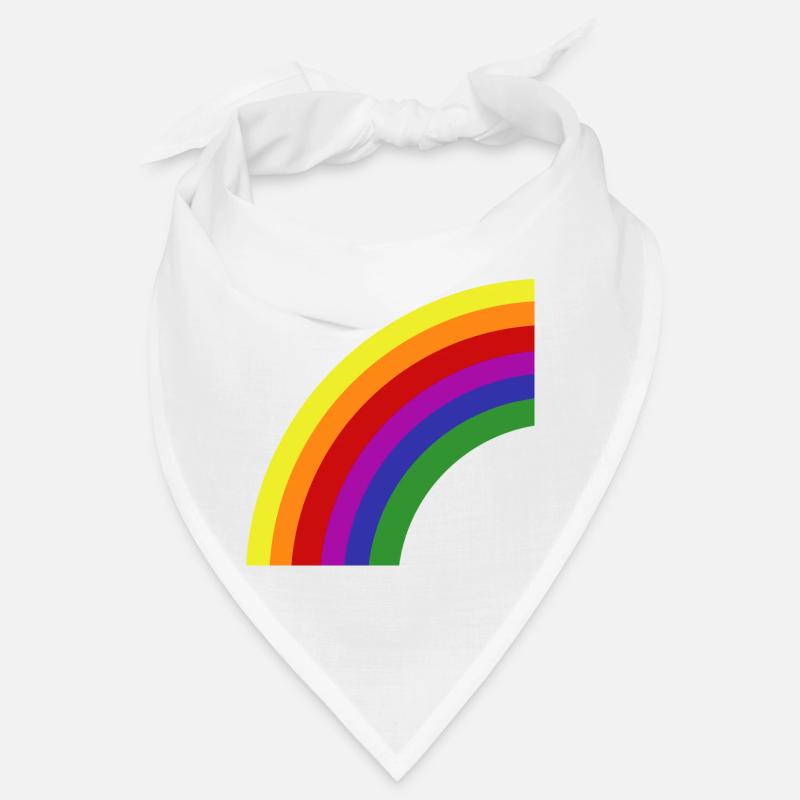 Rainbow - Bandana - Weiß