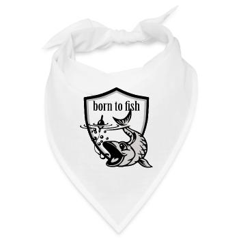 angler - Bandana - Weiß - Vorne