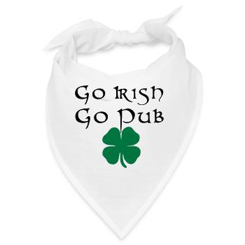 St Patricks Day Pub Irland irisch - Bandana - Weiß - Vorne