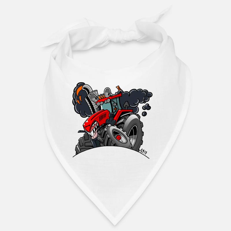 TRACTOR bordure blanche Bandana