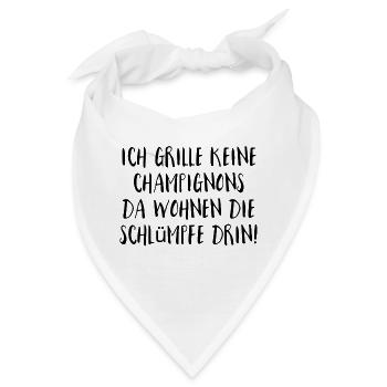 Coole Sprüche - Bandana - Weiß - Vorne