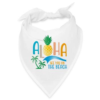 Beach - Bandana - Weiß - Vorne