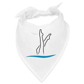 Synchronschwimmen - Bandana - Weiß - Vorne
